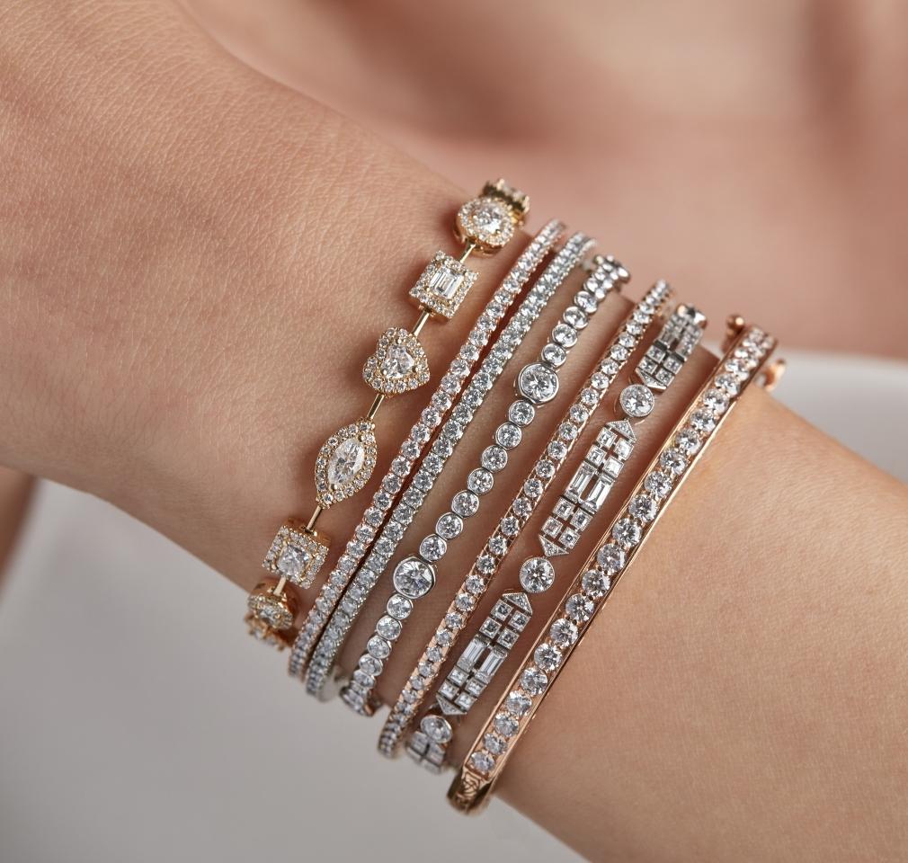 Diamond Bracelets at Razny Jewelers in Chicago