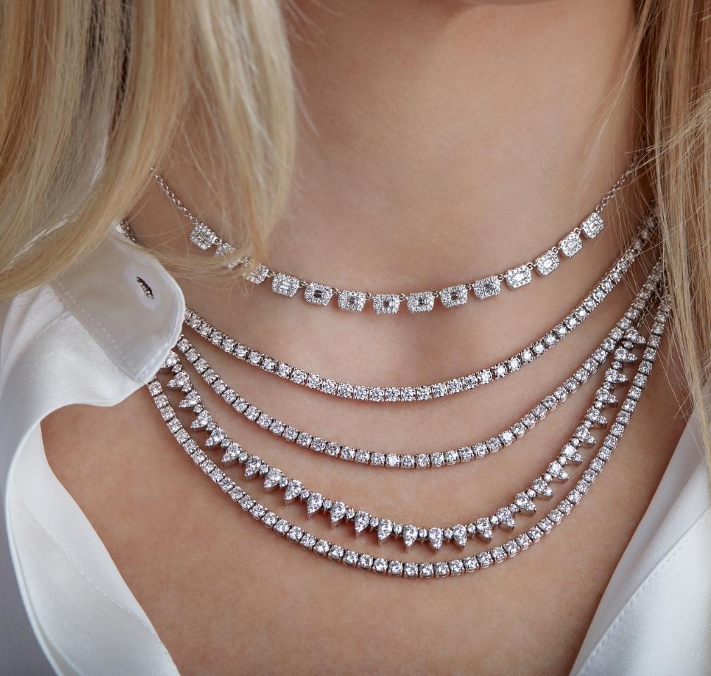 Diamond Necklaces in Chicago at Razny Jewelers
